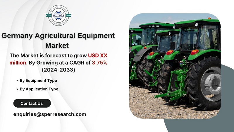 Germany Agricultural Machinery Market Growth and Size, Trends, Demand, Industry Share, Revenue, CAGR Status, Challenges, Future Opportunities and Forecast till 2033: SPER Market Research