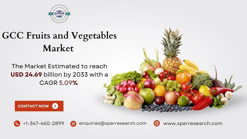 GCC Fruits and Vegetables Market Growth and Size, Rising Trends, Revenue, Key Players, Demand, Business Challenges, Future Opportunities and Forecast till 2033: SPER Market Research
