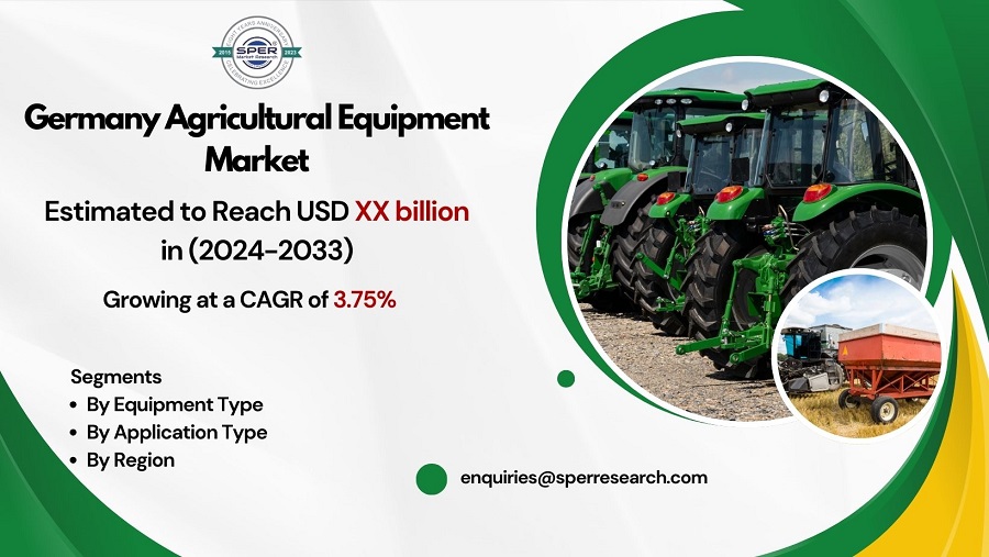 Germany Farm Equipment Market Growth and Size, Rising Trends, Revenue, CAGR Status, Demand, CAGR Status, Challenges, Future Opportunities and Forecast Till 2033: SPER Market Research