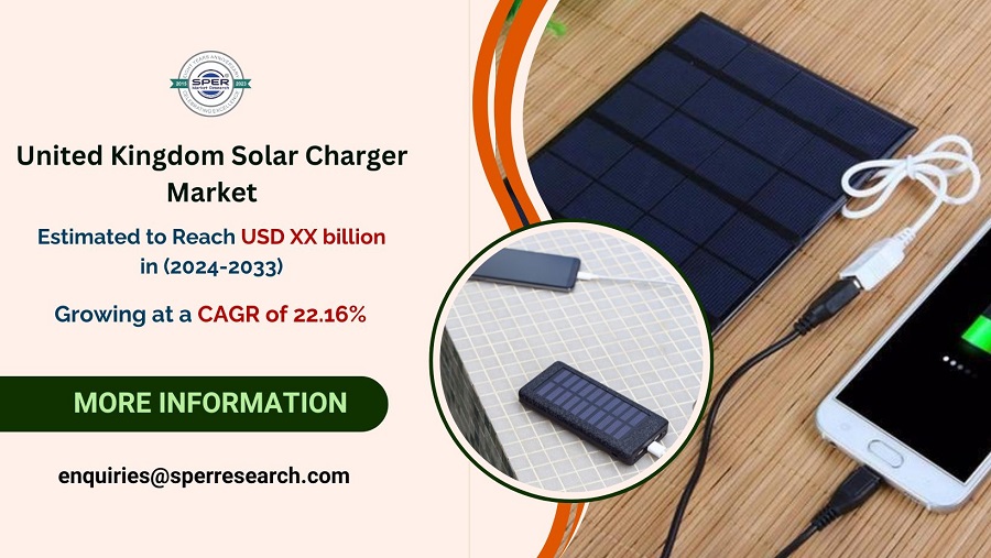 United Kingdom Solar Charger Market Growth 2024, Trends, Industry Share, Size, Demand, Revenue, Challenges, Future Opportunities and forecast Till 2033: SPER Market Research