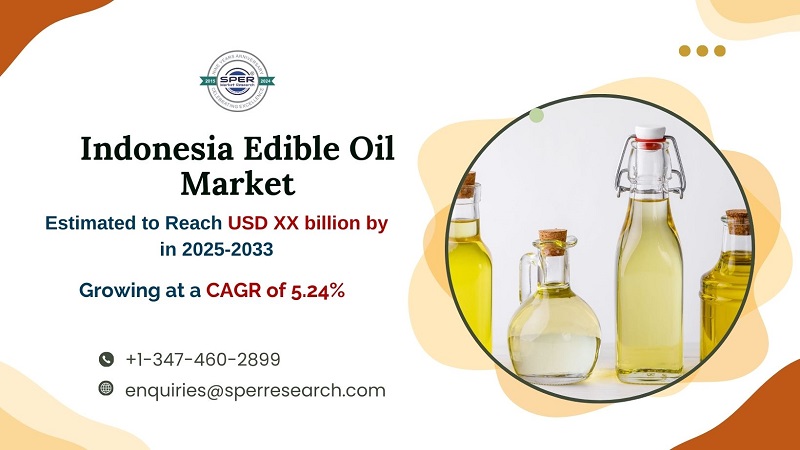 Indonesia Cooking Oil Market Size and Share, Trends, Revenue, Growth Drivers, Challenges, Future Strategies and Competitive Analysis 2033: SPER Market Research