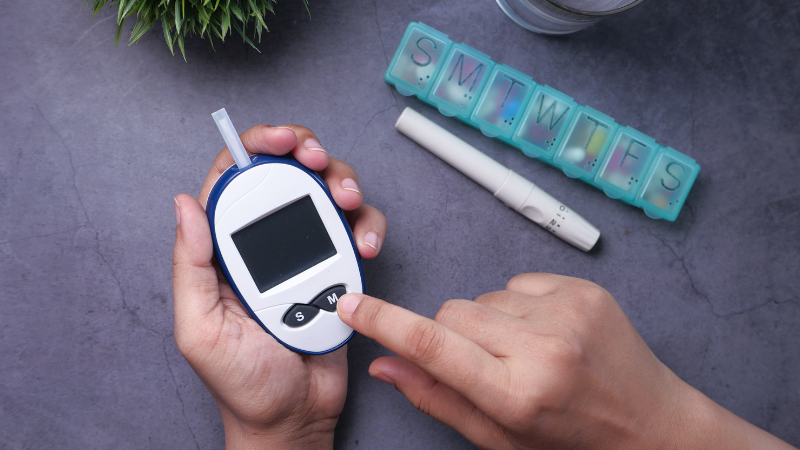 Blood Monitoring by Smart Glucose Meter