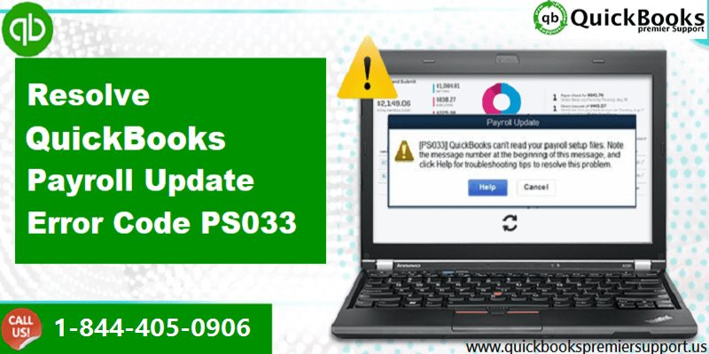 PS033 Error: QuickBooks Can’t Read your Payroll Setup Files