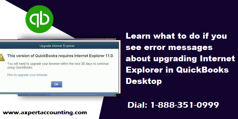 How to Upgrade Internet Explorer to Open QuickBooks Desktop?