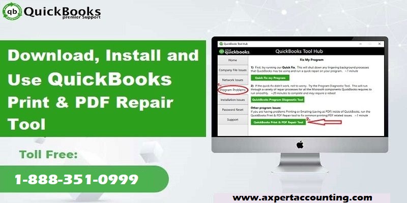 Troubleshoot PDF and Print Problems QuickBooks PDF Repair Tool