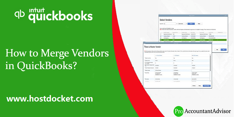 How to merge two vendors in QuickBooks desktop?