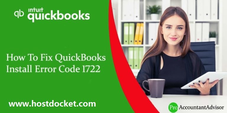 How to fix QuickBooks error code 1722 successfully? 