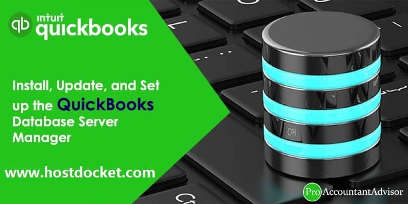 how to update quickbooks database server manager?