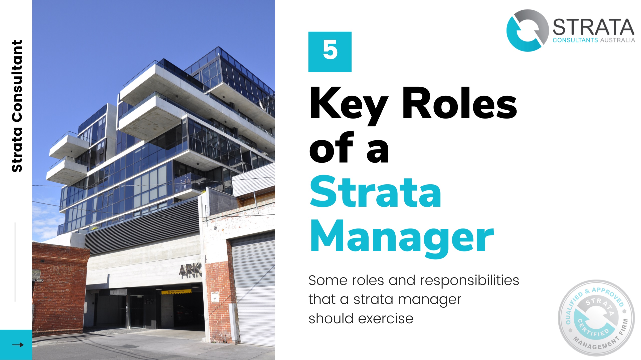 5 Key Roles of a Strata Manager – Strata Consultants