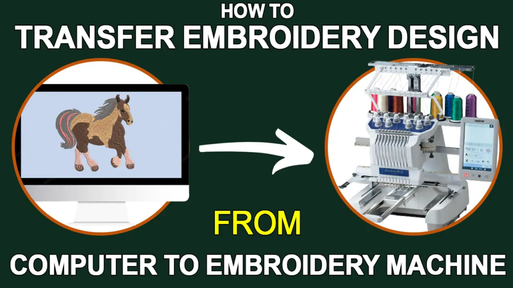 How to Transfer Embroidery Designs from Computer to Embroidery Machine