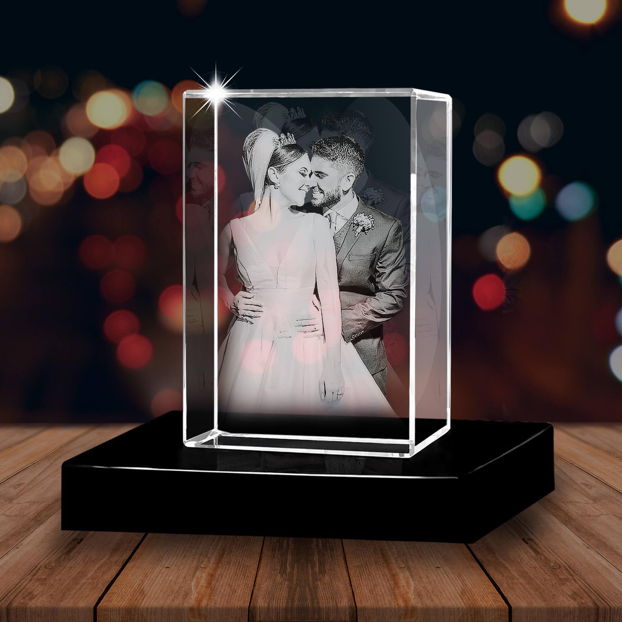 Make Memories Shine with a 3D Crystal Photo