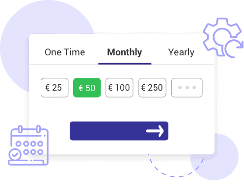 Start accepting recurring donations