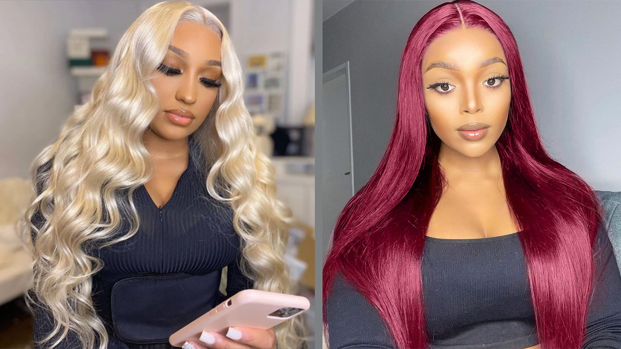 The Differences：613 Blonde Wigs And 99J Burgundy Wigs