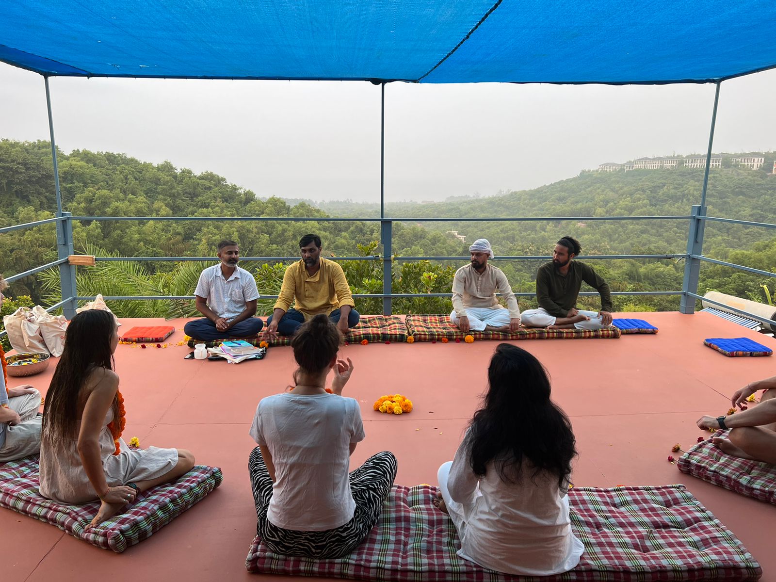 Successful yoga teacher training in India