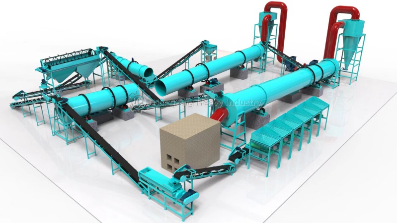 How to pay attention to the operation of the screening machine in the fertilizer production line