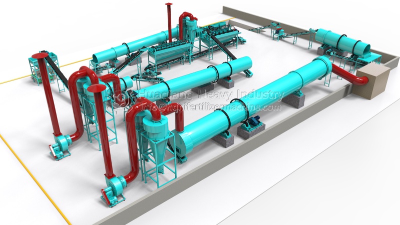 The new fertilizer granulator is a unique fertilizer granulation equipment
