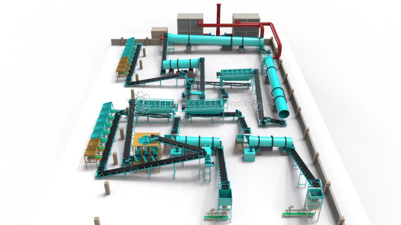 The structural design principle and working relationship of organic fertilizer mixer