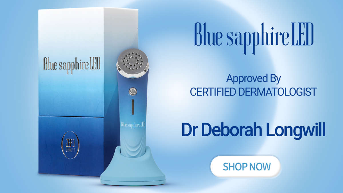 How the Sapphire LED Light Therapy Device Reduces Wrinkles and Acne in Just 10 Minutes a Day