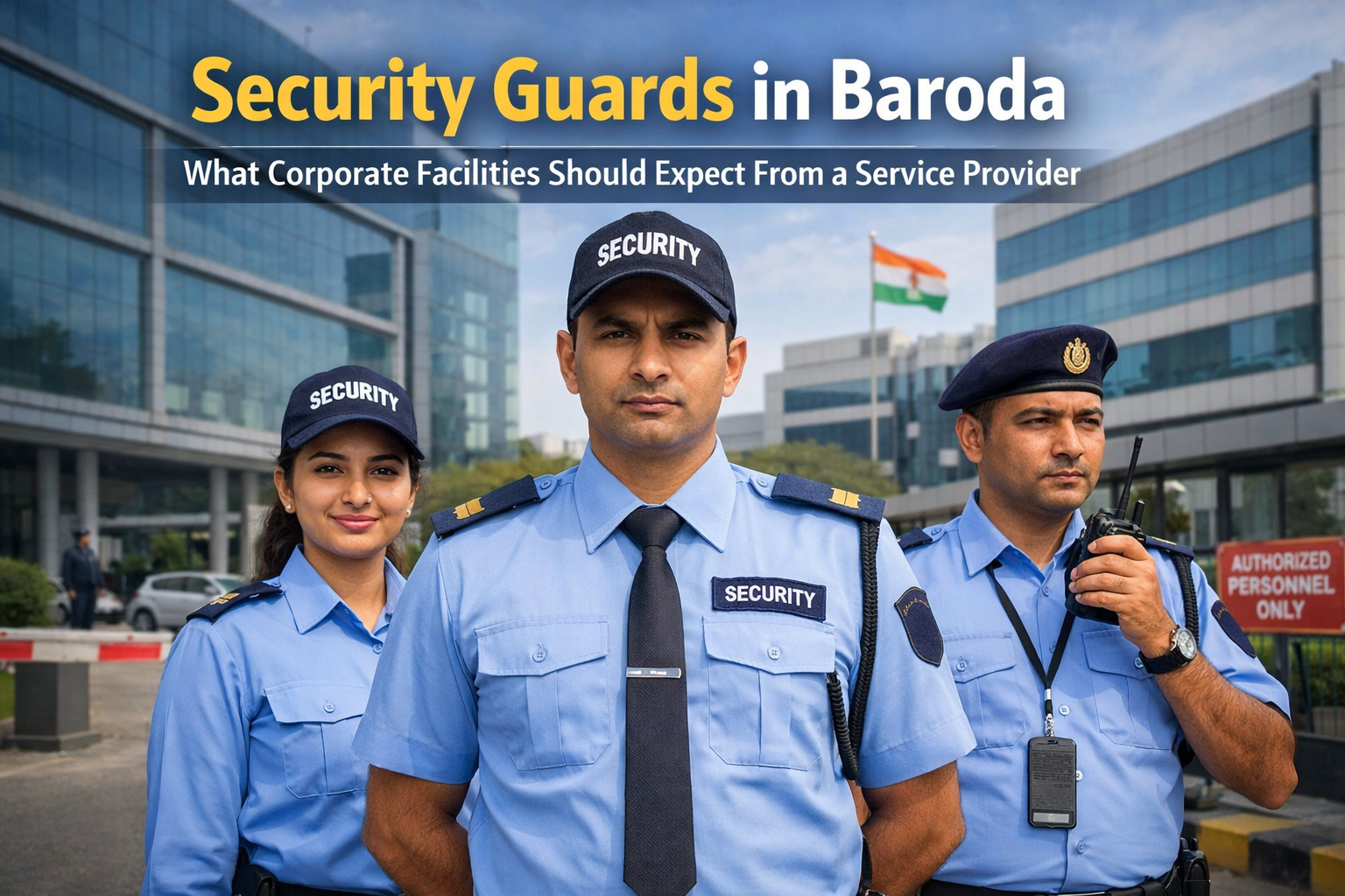 Security Guards in Baroda: What Corporate Facilities Should Expect From a Service Provider