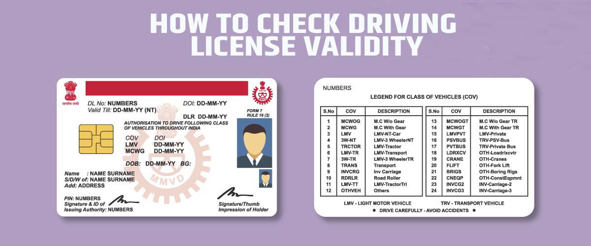 How To Check Driving License Validity