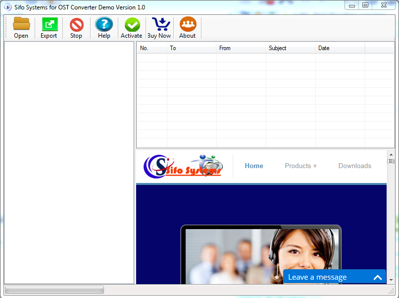 Convert outlook mails to pst file