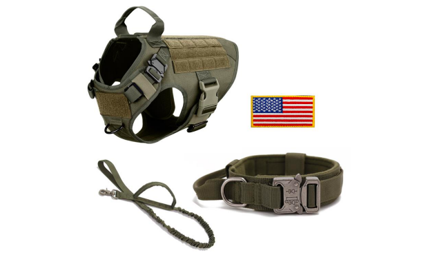 K9 Tactical Dog Harness And Leash Set – New! 