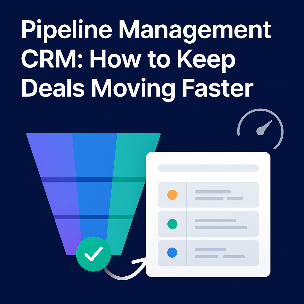 Pipeline Management CRM: How to Keep Deals Moving Faster