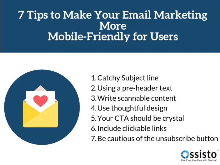 7 Tips to Make Your Email Marketing Mobile-Friendly for User | Ossisto