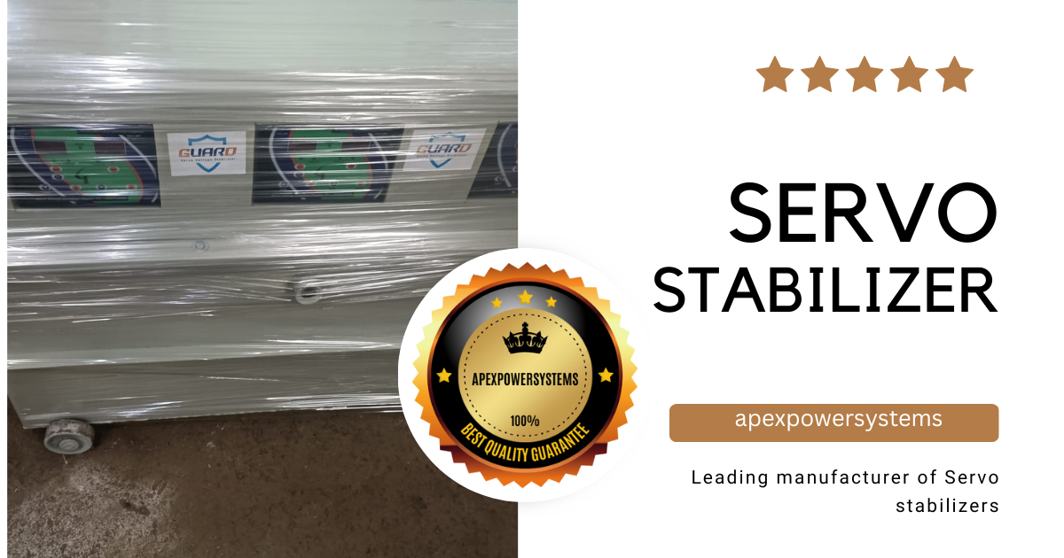 Servo Voltage Stabilizer Manufacturer | Apex Power Systems