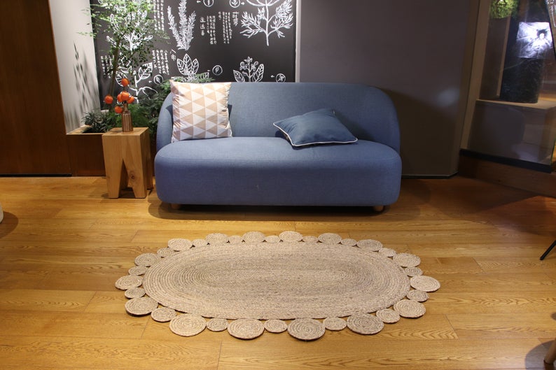Top 2 Braided Pure Jute Rug designed by chouhan Rugs | Jaipur