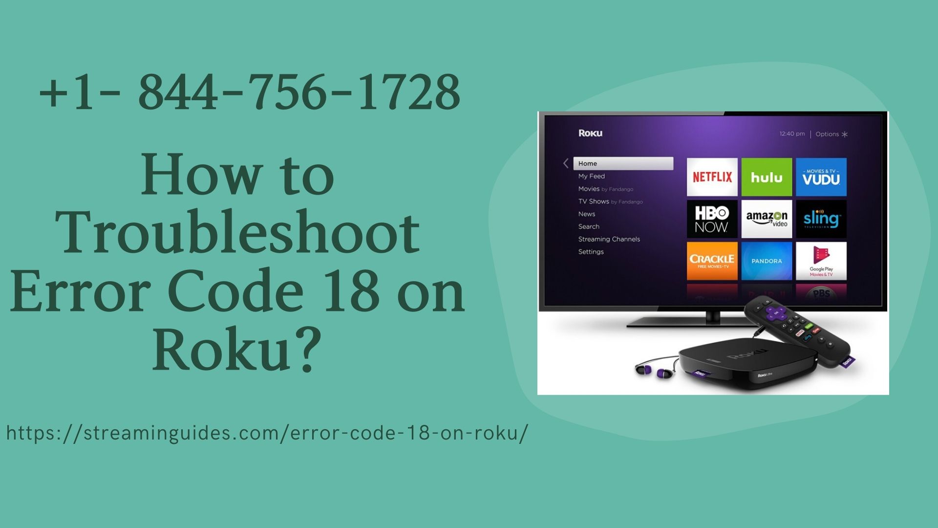 Fix Roku Error Code 18 – Follow the Troubleshooting Steps