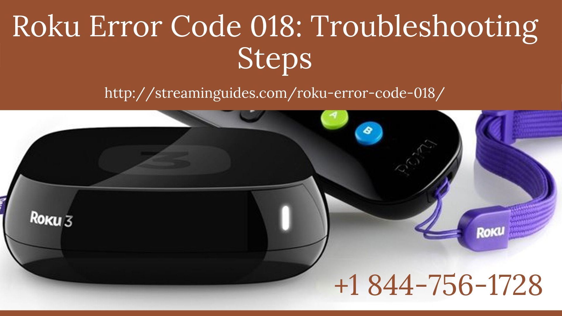 Instant Fix Roku Error Code 018 – Call +1 844-756-1728