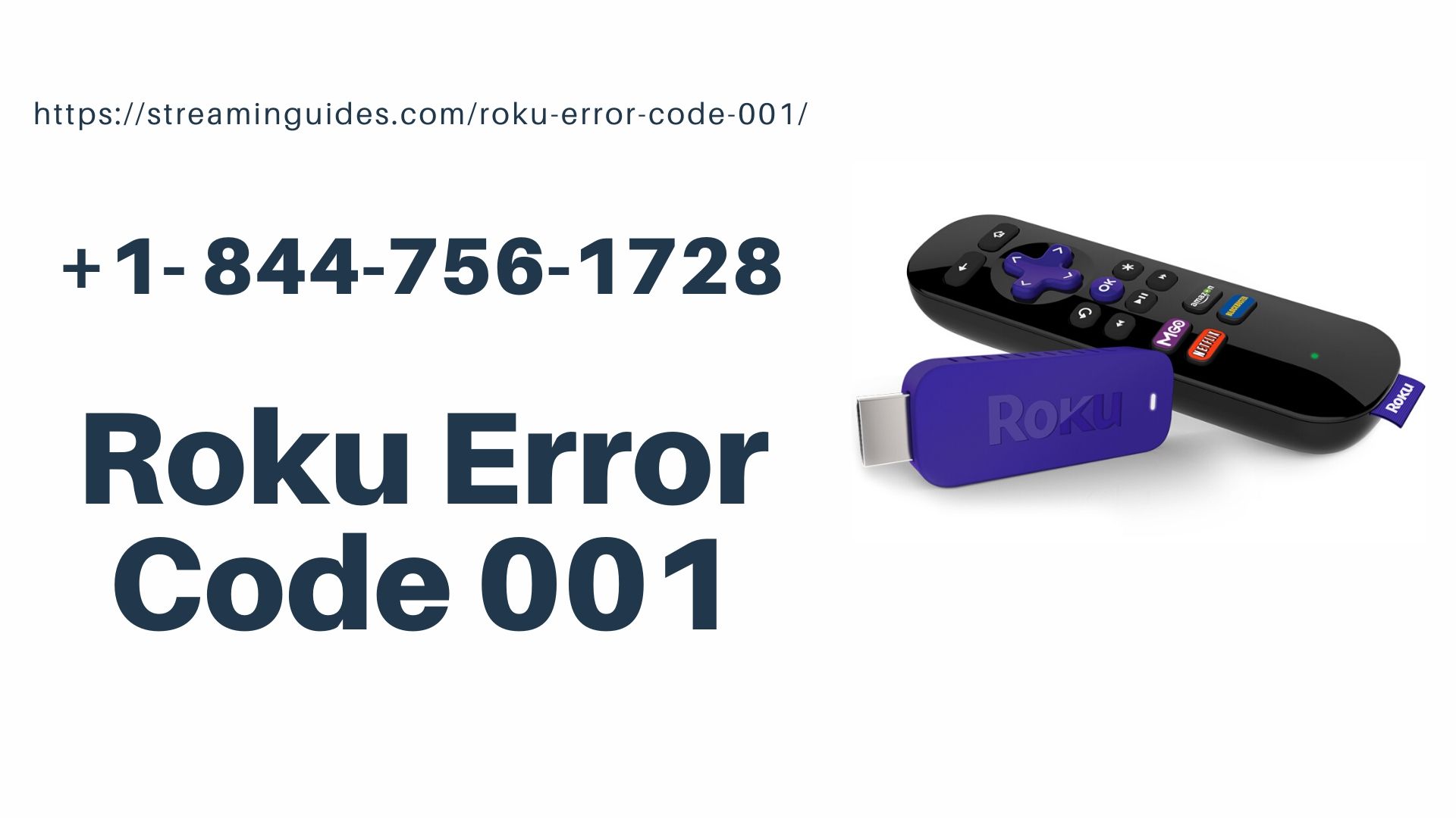 Quick Fix Roku Error Code 001 | Roku Activation Error –Call Now