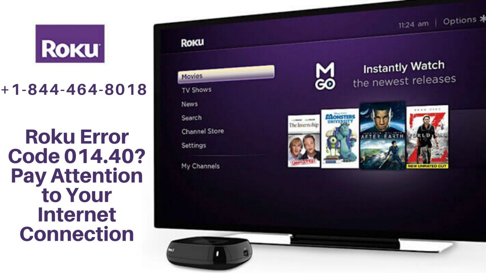 Fix Roku Error Code 014.40 Now- Call Anytime
