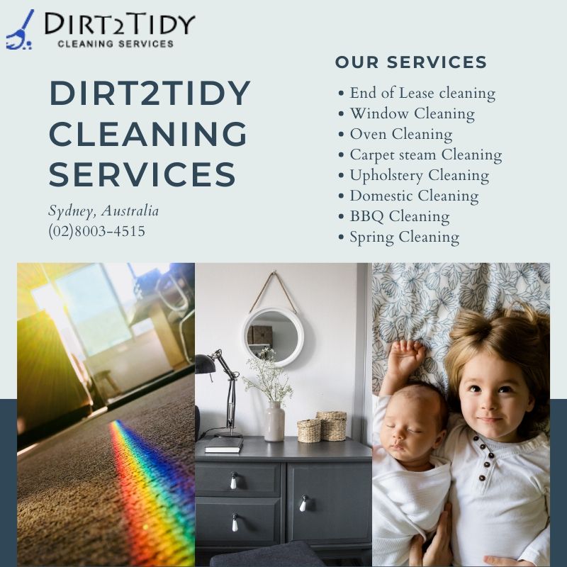 Bond cleaning Western suburbs - Dirt2tidy