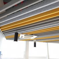 Treatment ceiling and Acoustic Baffle Ceiling