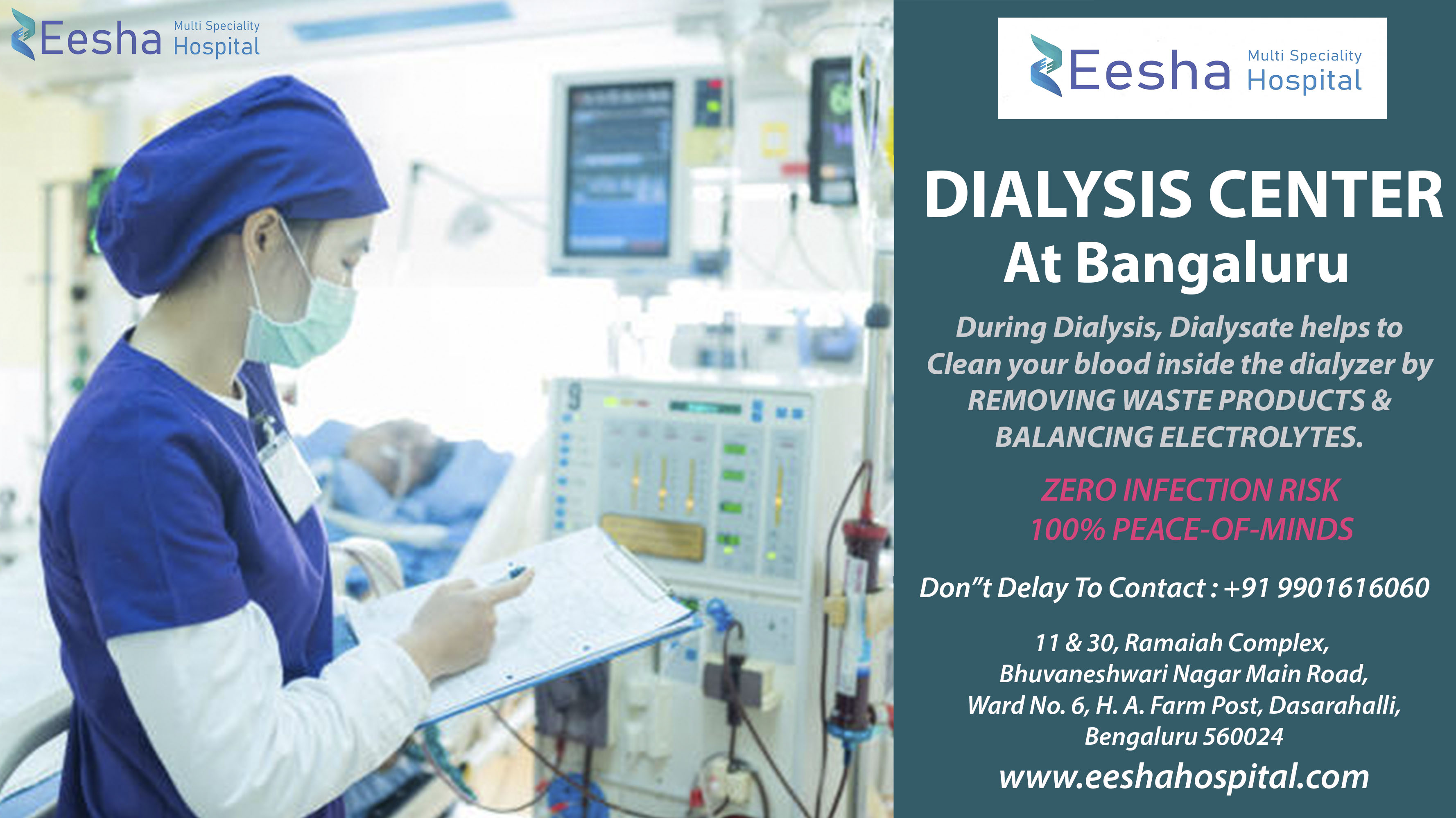 Kidney Dialysis Centers, Dialysis Centers in Bengaluru | Hemodialysis Center in Dasarahalli