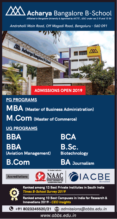 BBA Course in Bangalore
