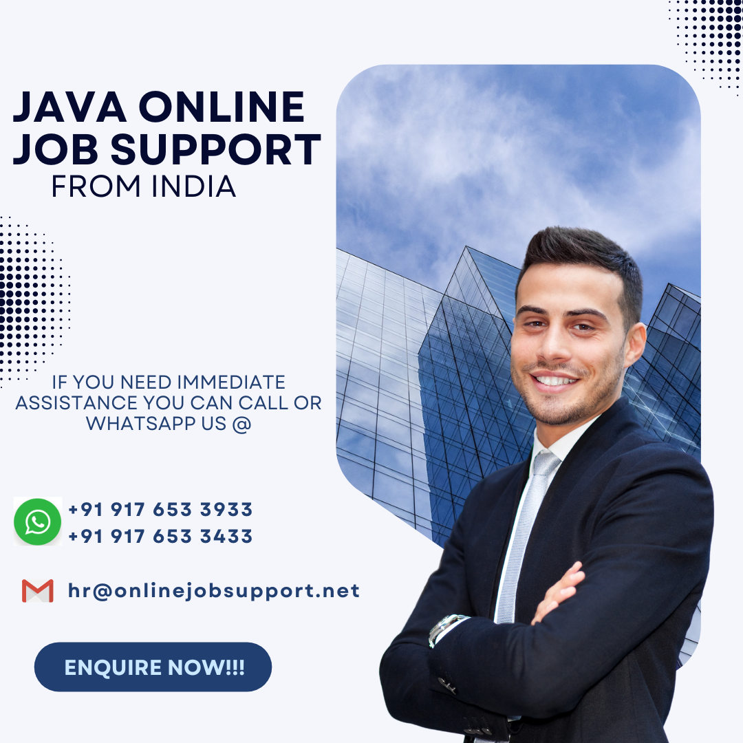 Java Online Job Support From India