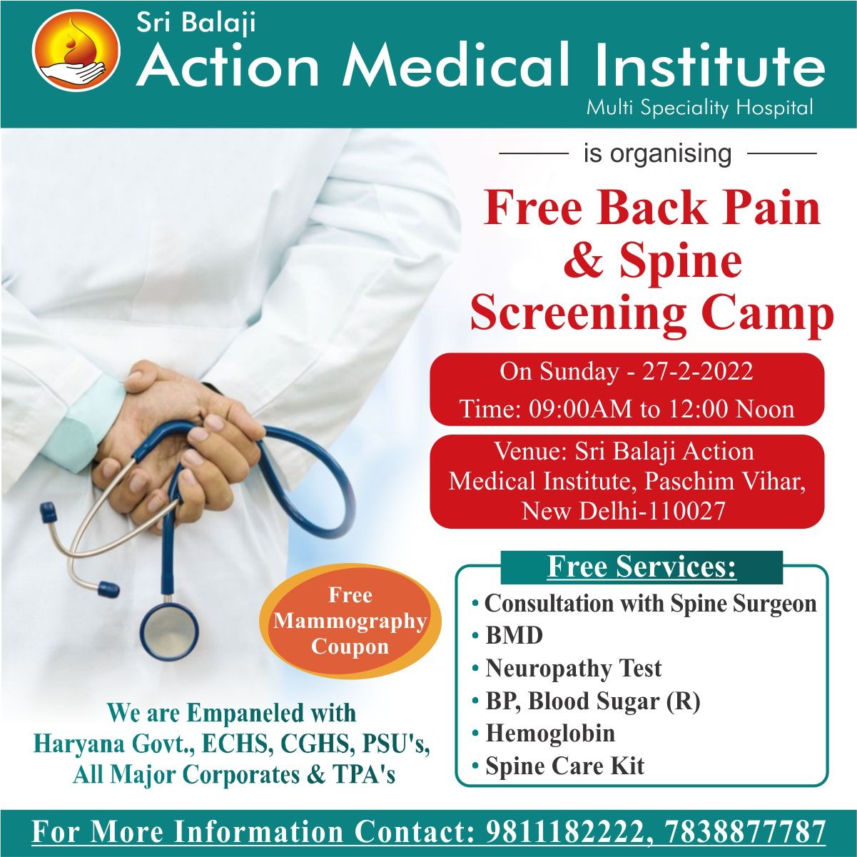 Best Multi Speciality Hospital in Delhi NCR - SBAMI