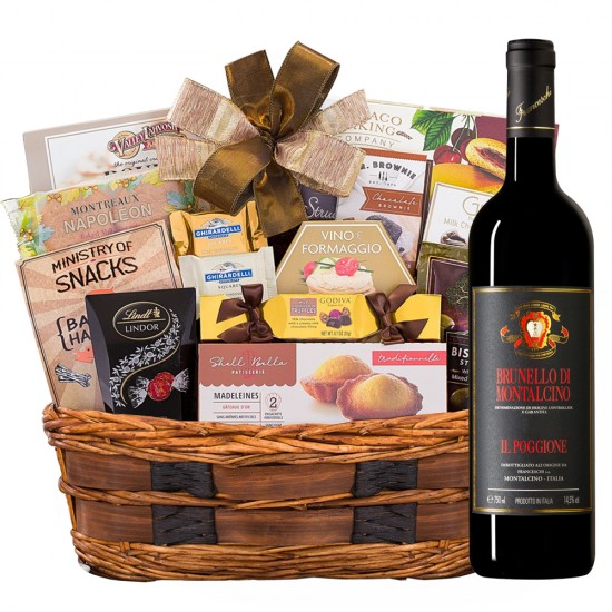 Buy Italian wine gift basket
