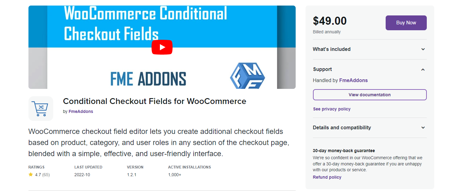 Conditional Checkout Fields for WooCommerce
