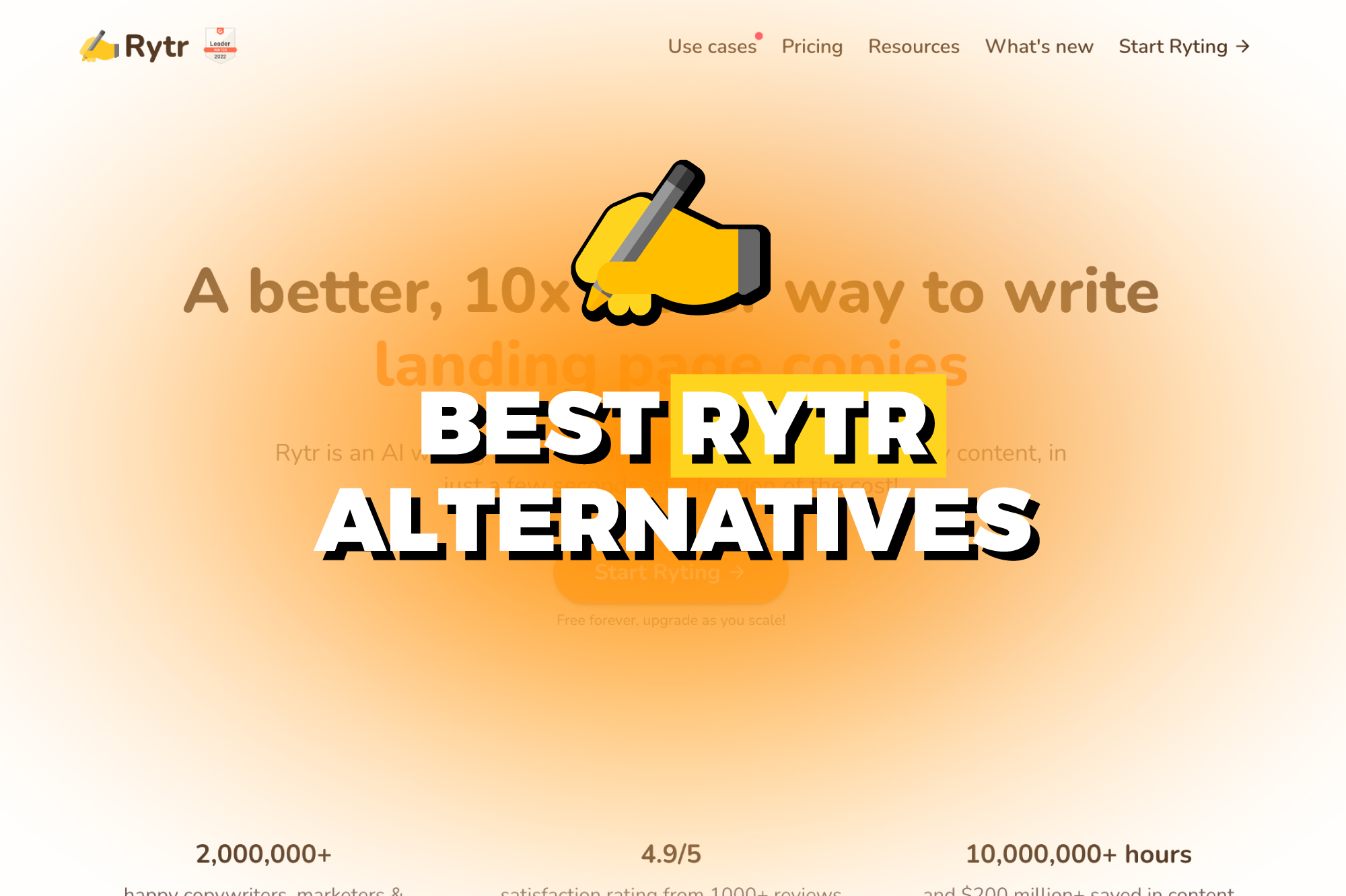 7 Best Rytr Alternatives & Competitors