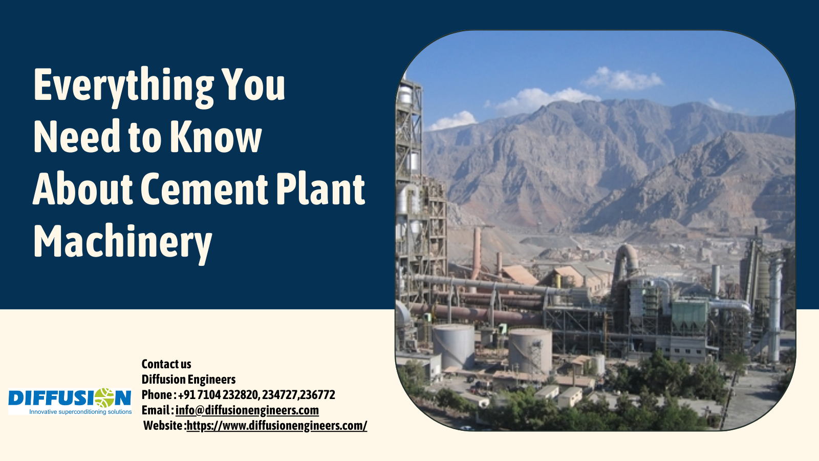 Everything You Need to Know About Cement Plant Machinery