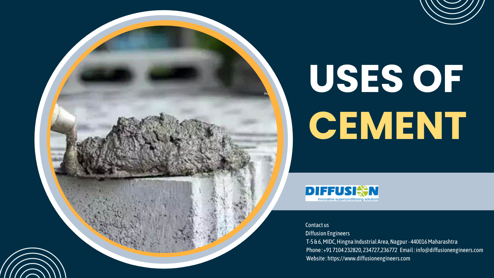 Uses of Cement