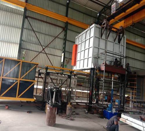 How should drop-bottom quench furnaces be operated safely?