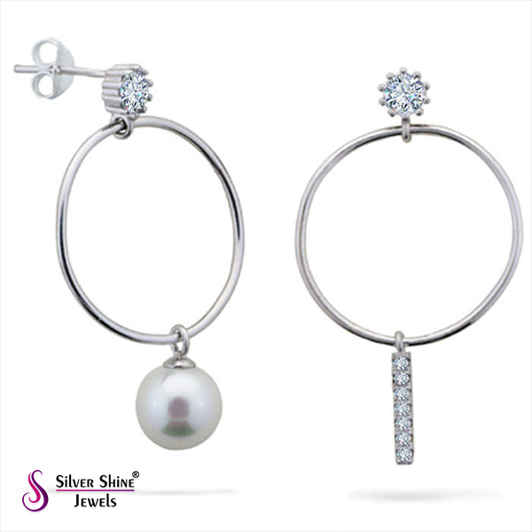 Get Sterling Silver Stud Earrings in USA from SilverShine