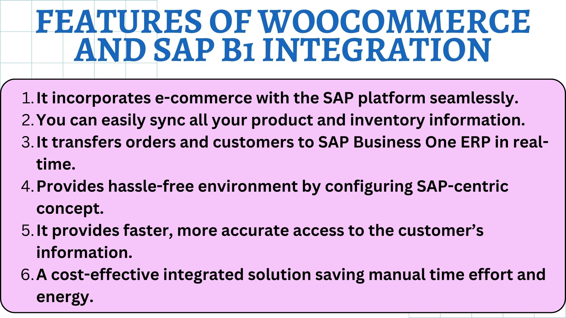 Efficiency with WooCommerce and SAP B1 Integration :Boost Your Online Store