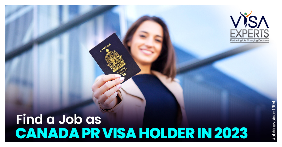 Find a Job as Canada PR visa holder in 2023