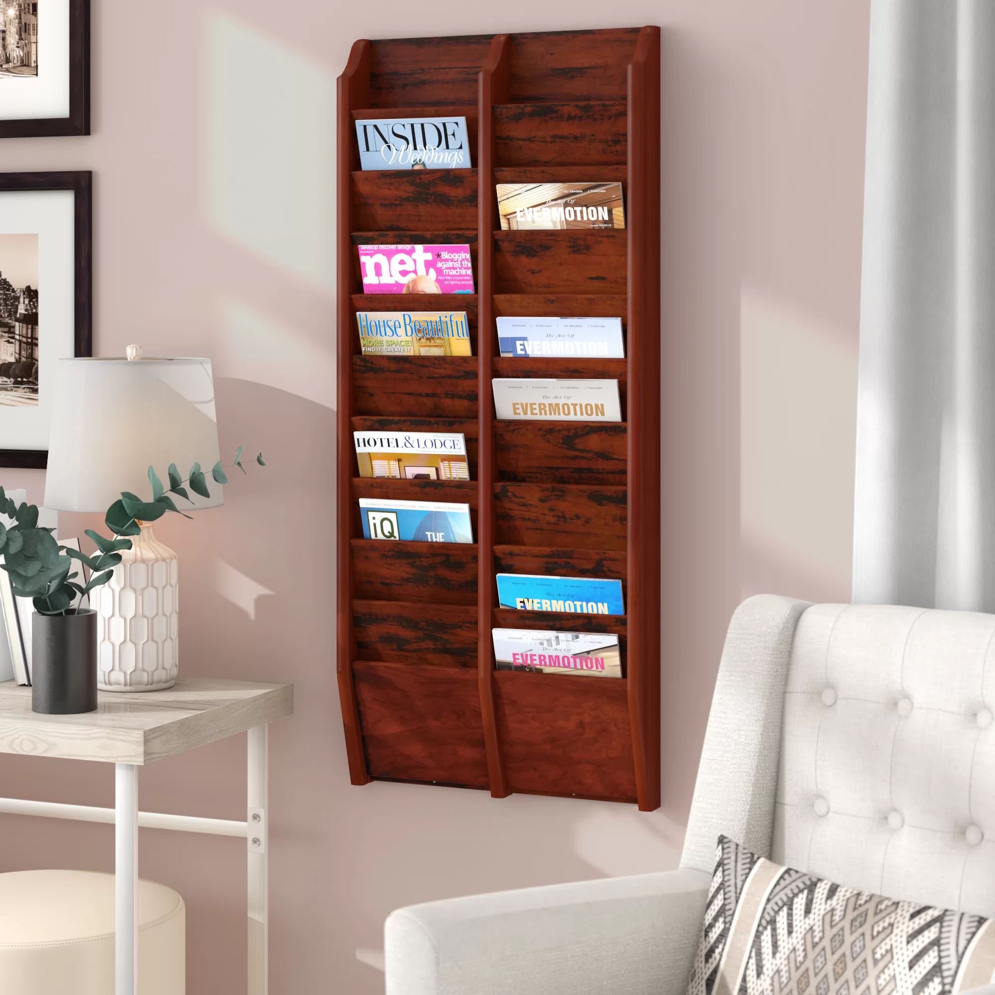 A wall magazine rack made for more than magazines | GWGOutlet